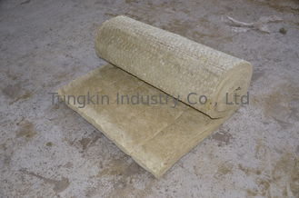 Fire Resistant stonewool Insulation Blanket , Furnaces stonewool Roll