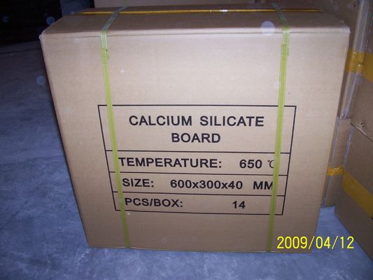 Thermal Insulation Calcium Silicate Board 650ºC Asbestos Free Light Weight