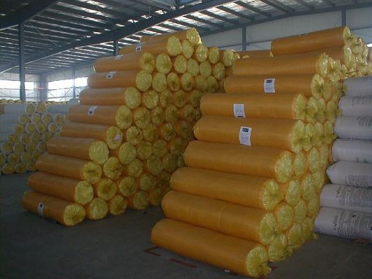 Flexible Fiber Glass Wool Blanket Roof Insulation Materials Sound Absorption