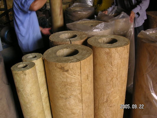 Soundproofing stonewool Pipe Insulation Material High Density