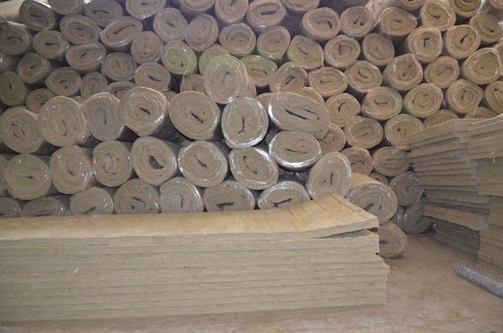stonewool thermal Insulation Blanket , Mineral Wool Wired Mesh Blanket