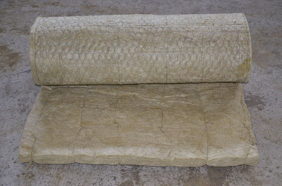 Fire Resistant stonewool Insulation Blanket , Furnaces stonewool Roll