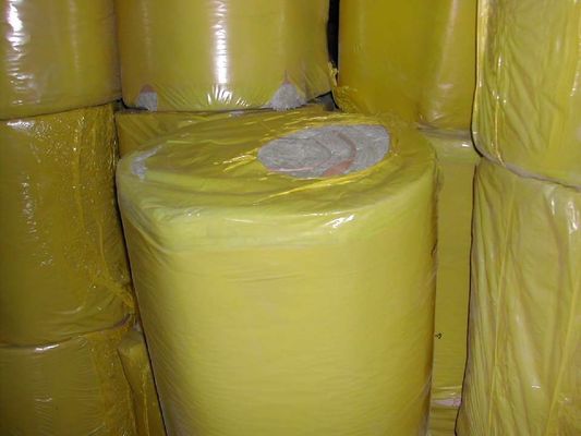 Industrial Yellow stonewool Insulation Blanket Sound Absorption Non-Combustible